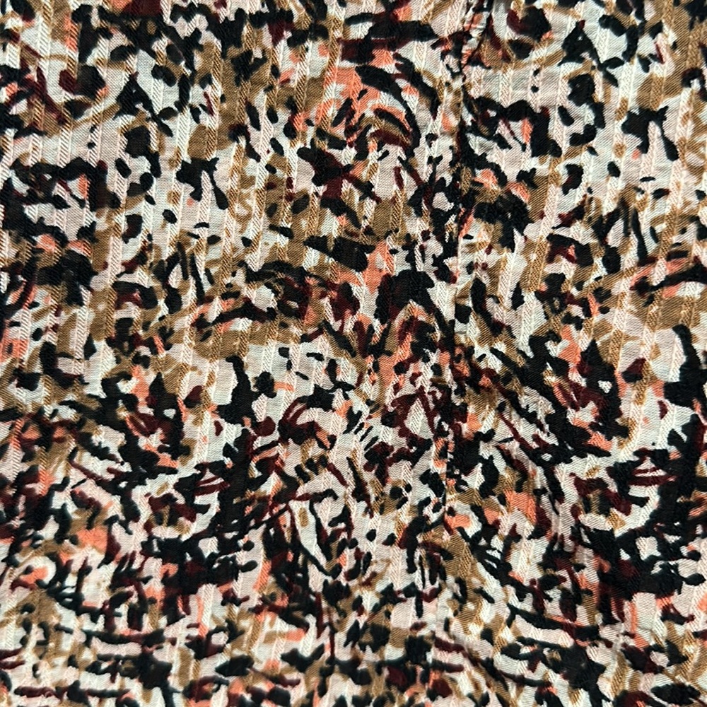 Loft Ruffle Smock Flutter Sleeve Shell Blouse - image 6